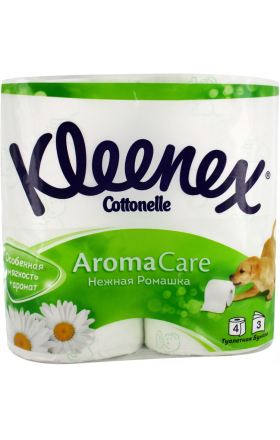 Զուգարանի թուղթ «Kleenex Cottonelle Aroma Care» 4հատ