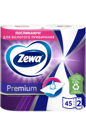 Թղթե սրբիչ «Zewa Premium» 2 հատ