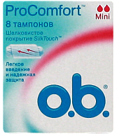 Ներդիրներ «O.b. Silk Touch Pro Comfort Mini» 8հատ