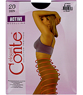 Զուգագուլպա «Conte Elegant Active 20 Den N3» Սև 