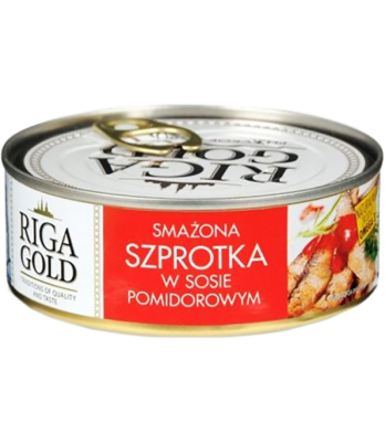 Անձրուկ տոմատի սոուսում «Riga Gold» 240գ 	