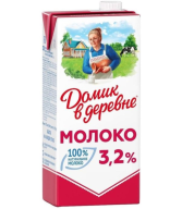 Կաթ Դոմիկ վ դերեվնի  3.2%  950գր