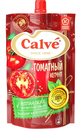 Կետչուպ տոմատի «Calve» 350գ 