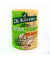 Խրթխրթան հացեր հացահատիկների «Dr. Körner» 90գ