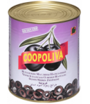 Оливки Coopoliva черные рез. 3кг 