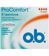 Ներդիրներ «O.b. Pro Comfort Silk Touch Super» 8հատ