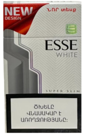 Ծխախոտ «Esse WHITE SUPER SLIM»