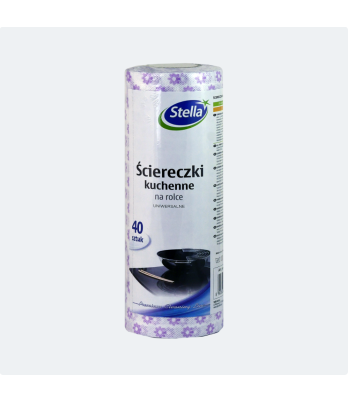 Անձեռոցիկ կտորե գլանափաթեթավորված Stella 40հատ 