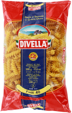 Մակարոն «Divella Fusilli №40» 500գ 