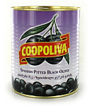 Ձիթապտուղ սև՝ առանց կորիզ «Coopoliva» 850գ 