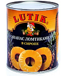 Արքայախնձորի կտորներ «Lutik» 850գ  