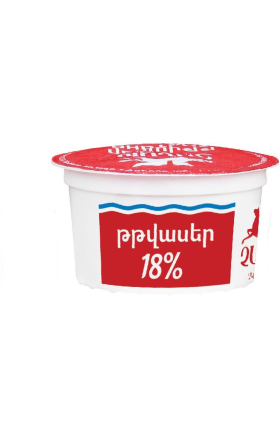 Թթվասեր «Չանախ» 90գ յուղայնությունը՝ 18%