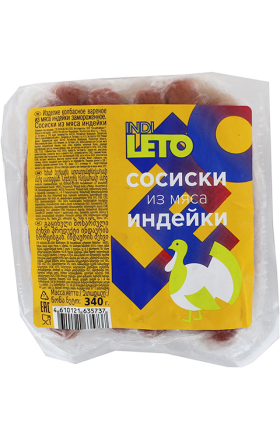 Նրբերշիկ հնդկահավի «Indi Leto» 340գ