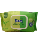 Անձեռոցիկ խոնավ «Zeta» Green tea 100հատ