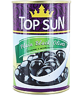 Ձիթապտուղ սև՝ կորիզով «Top Sun» 425մլ 