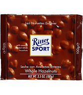 Շոկոլադե սալիկ պնդուկով «Ritter Sport» 100գ