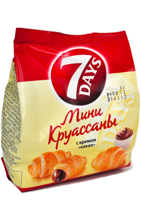 Կրուասան կակաոյի կրեմով «7 Days» 65գ