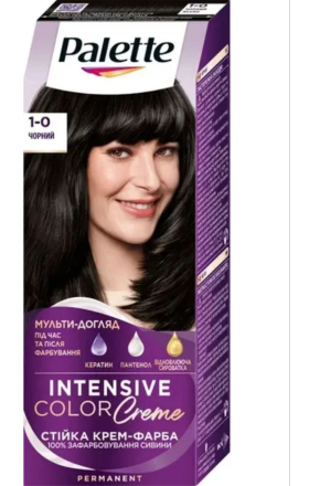 Մազի ներկ «Schwarzkopf Palette»  №1 