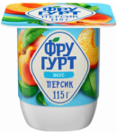 Yogurt Frugurt Peach 2.5% 115g