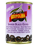 Ձիթապտուղ սև՝ կտրատած «Coopoliva» 385գ