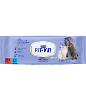Անձեռոցիկ Septona Pet me 20*22սմ 60հ