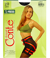Զուգագուլպա «Conte Elegant X-press 20 Den N4» Սև