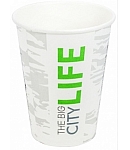 Disposable cups 6 pieces 300ml paper Oval plast