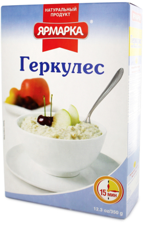 Փաթիլներ վարսակի «Ярмарка Геркулес» 350գ 