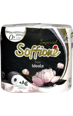 Զուգարանի թուղթ «Soffione Imperial Ideale» 4 հատ  	