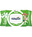 Անձեռոցիկ խոնավ «Baby Golf» Baby Ecopack 72հատ