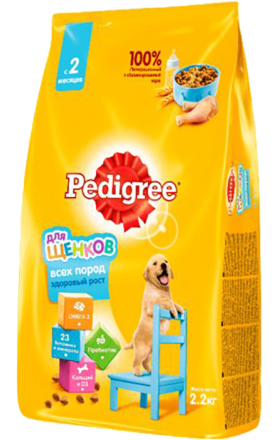 Շների կեր «Pedigree Vital» 600գ Հավ