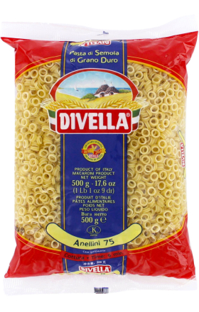 Մակարոն «Divella Anellini №75» 500գ 
