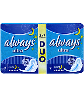 Միջադիրներ «Always Ultra Night Duo» 14 հատ 