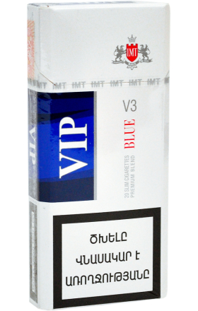 Ծխախոտ «Vip Blue V3 Slims» 