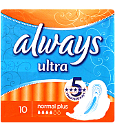 Միջադիրներ «Always Ultra Normal Plus» 10հատ