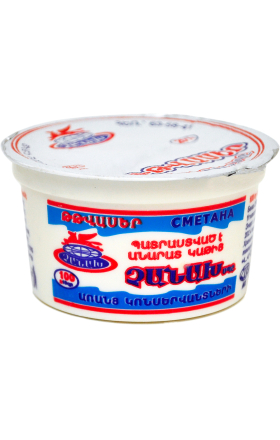 Թթվասեր «Չանախ» 90գ յուղայնությունը՝ 18%
