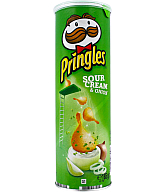 Չիպս «Pringles» 165գ Թթվասեր և Սոխ