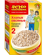 Փաթիլներ վարսակի «Ясно Солнышко» 500գ 