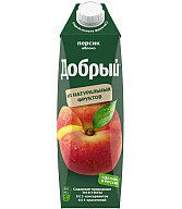 Հյութ «Добрый» 1լ դեղձ, խնձոր
