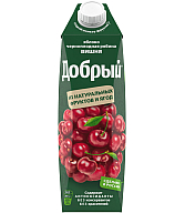 Հյութ «Добрый» 1լ խնձոր, բալ, արոսենի