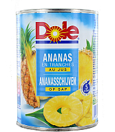 Արքայախնձորի օղակներ «Dole»   567գ 