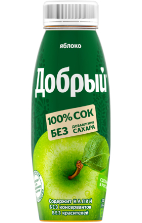 Հյութ «Добрый» 0.3լ Խնձոր
 