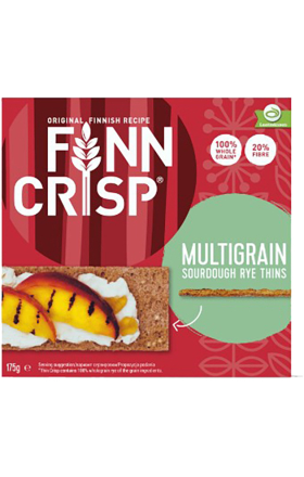 Խրթխրթան հացեր տարեկանի «Finn Crisp Multigrain» 175գ  	