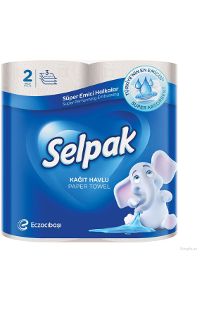 Թղթե սրբիչ «Selpak» 2 հատ