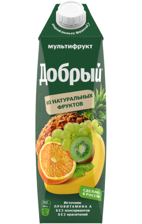 Նեկտար «Добрый» 1լ մուլտիֆրուտ